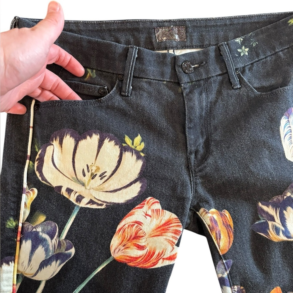 Mother Women's The Looker in He Kissed Me Between the Gardenias & Daisies Sz 27 - Picture 5 of 11